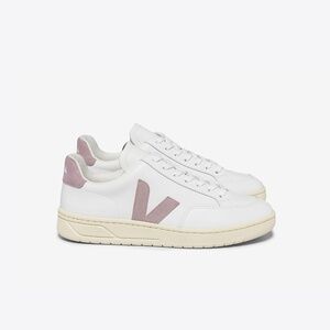 Veja V-12 LEATHER WHITE BABE Sneakers